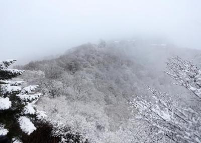 雪落崆峒山