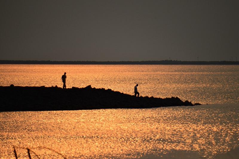 打卡海口西海岸：落日美景仿若生动的油画