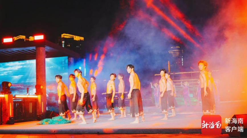 三亚疍家文化周启幕 全省首部海上非遗实景剧亮相