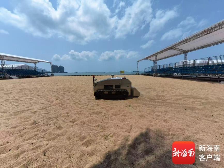 酷!三亚环卫机器人要去亚沙会“上班”了