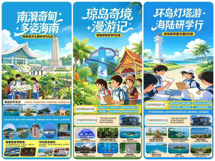 “春假+五一”玩转海南 十大主题66条研学线路上线