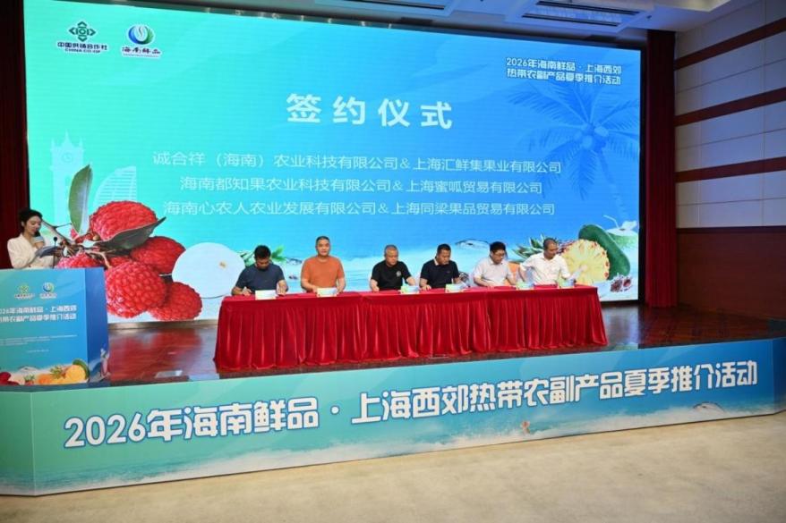 “海南鲜品”组团入沪推介 热带佳果飘香上海西郊